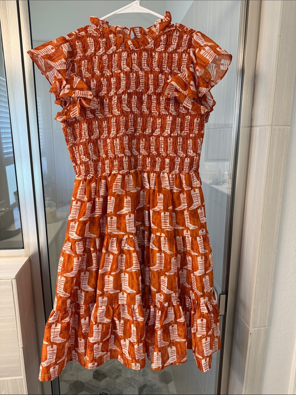 Women’s Burnt Orange Game-day Dress